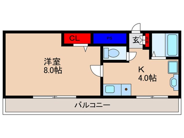 ベルファイブの物件間取画像